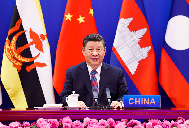 中国－东盟建立对话关系30周年纪念峰会 | 习近平总书记正式宣布建立中国东盟全面战略伙伴关系